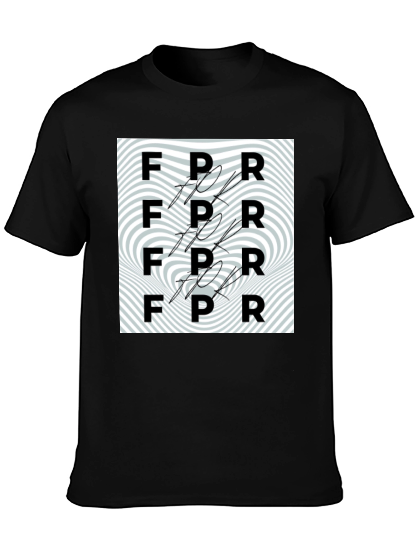 FPR Swirl Tee - Modern Optical Illusion Shirt