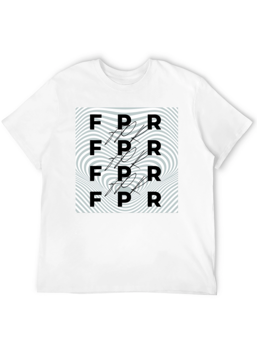 FPR Swirl Tee - Modern Optical Illusion Shirt