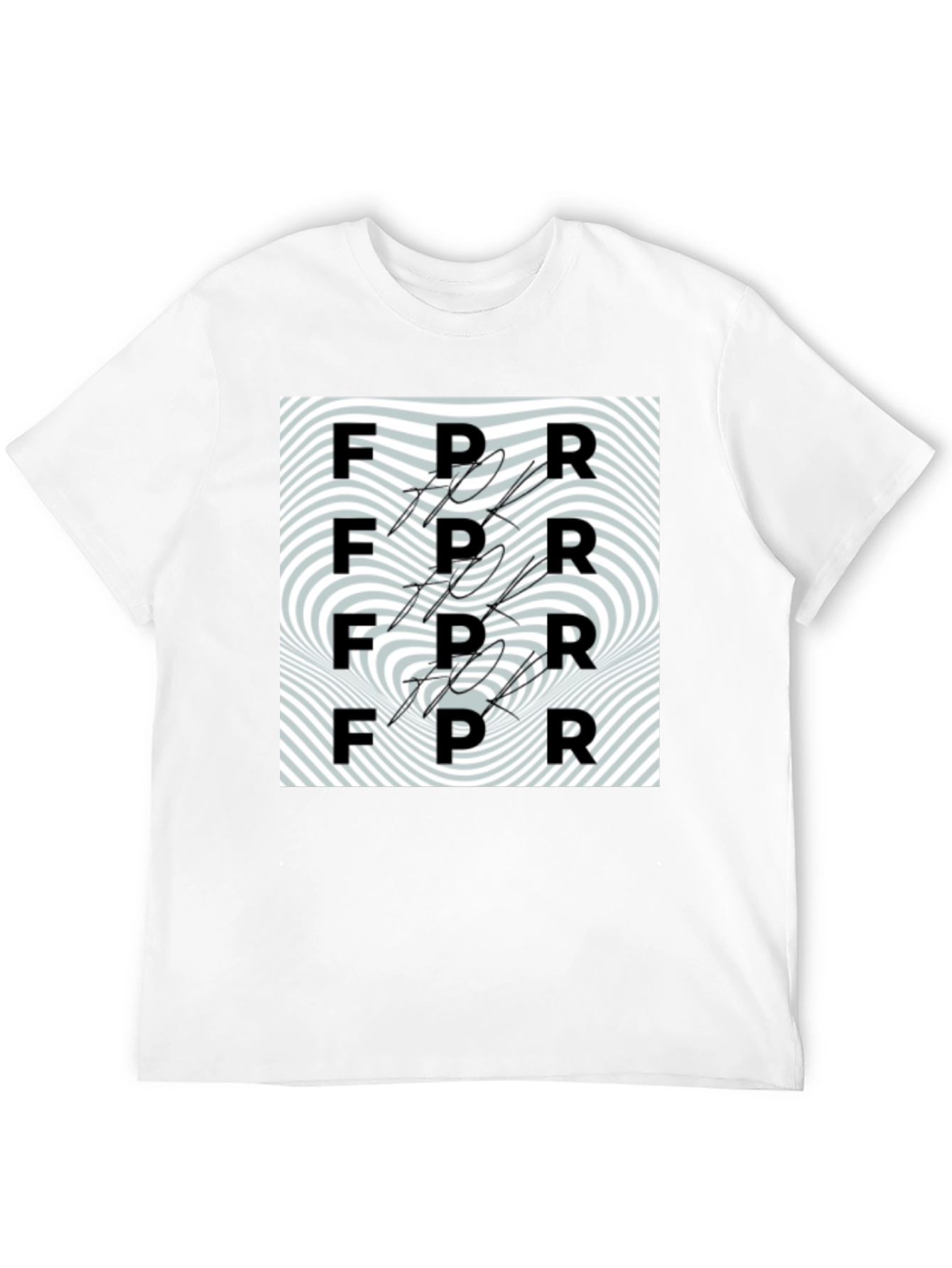 FPR Swirl Tee - Modern Optical Illusion Shirt