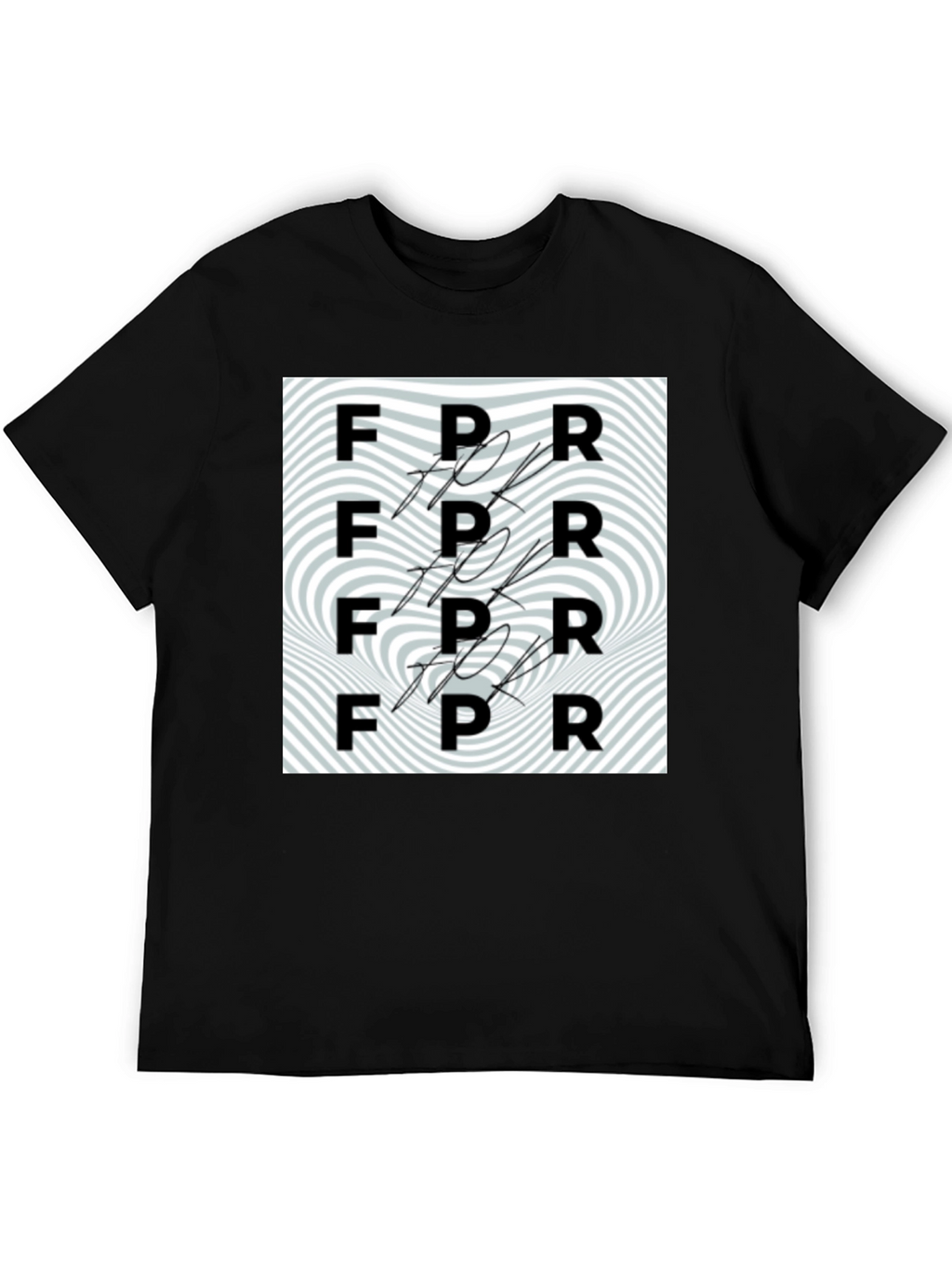 FPR Swirl Tee - Modern Optical Illusion Shirt