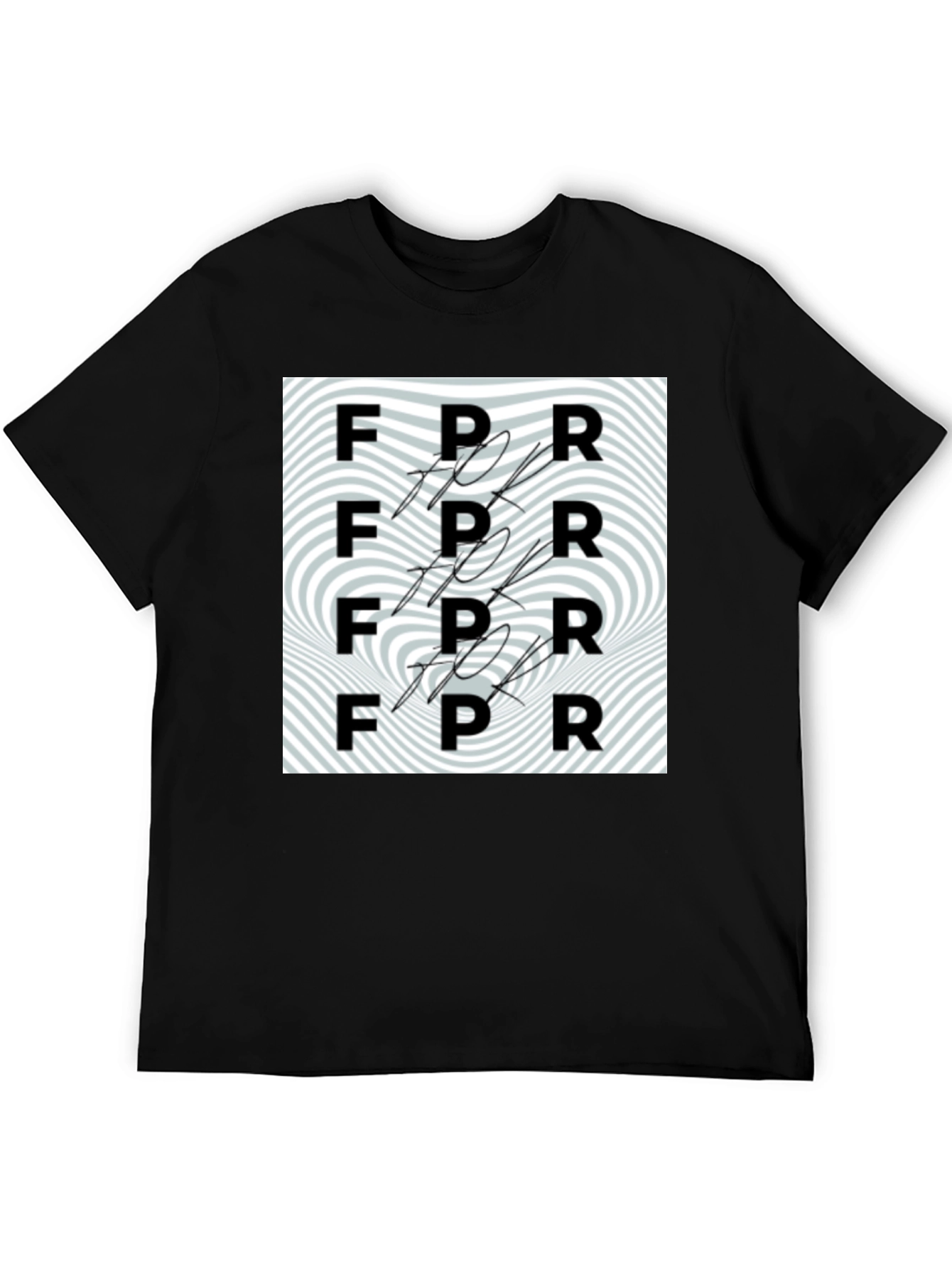 FPR Swirl Tee - Modern Optical Illusion Shirt