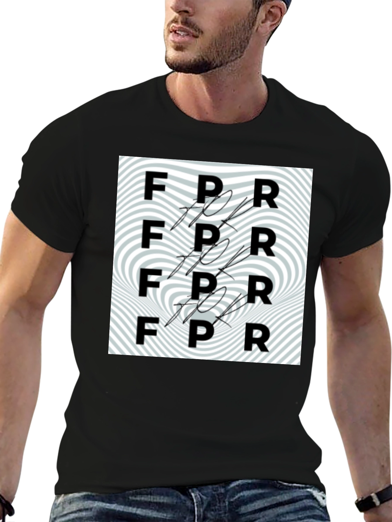 FPR Swirl Tee - Modern Optical Illusion Shirt