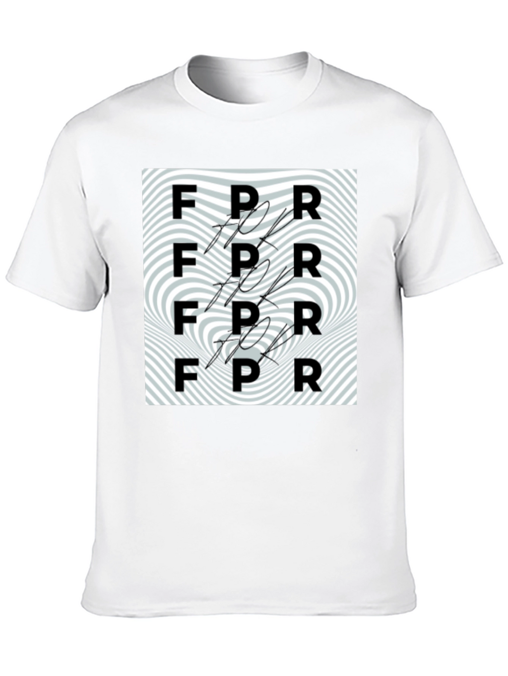 FPR Swirl Tee - Modern Optical Illusion Shirt