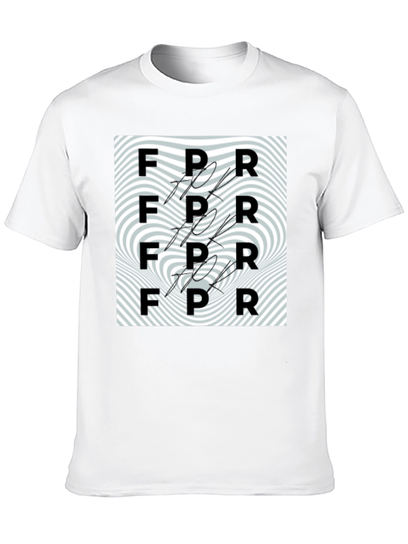 FPR Swirl Tee - Modern Optical Illusion Shirt