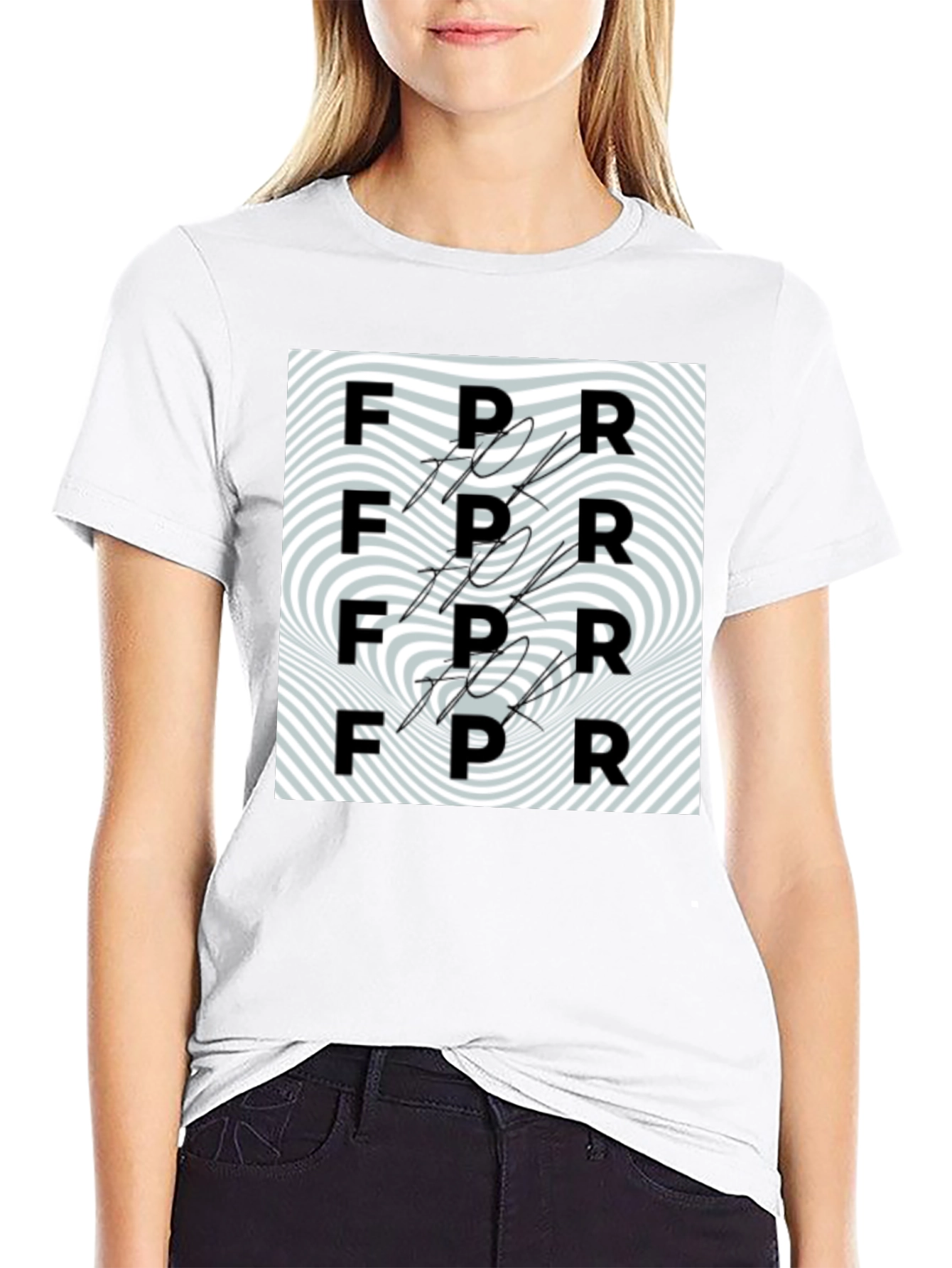 FPR Swirl Tee - Modern Optical Illusion Shirt