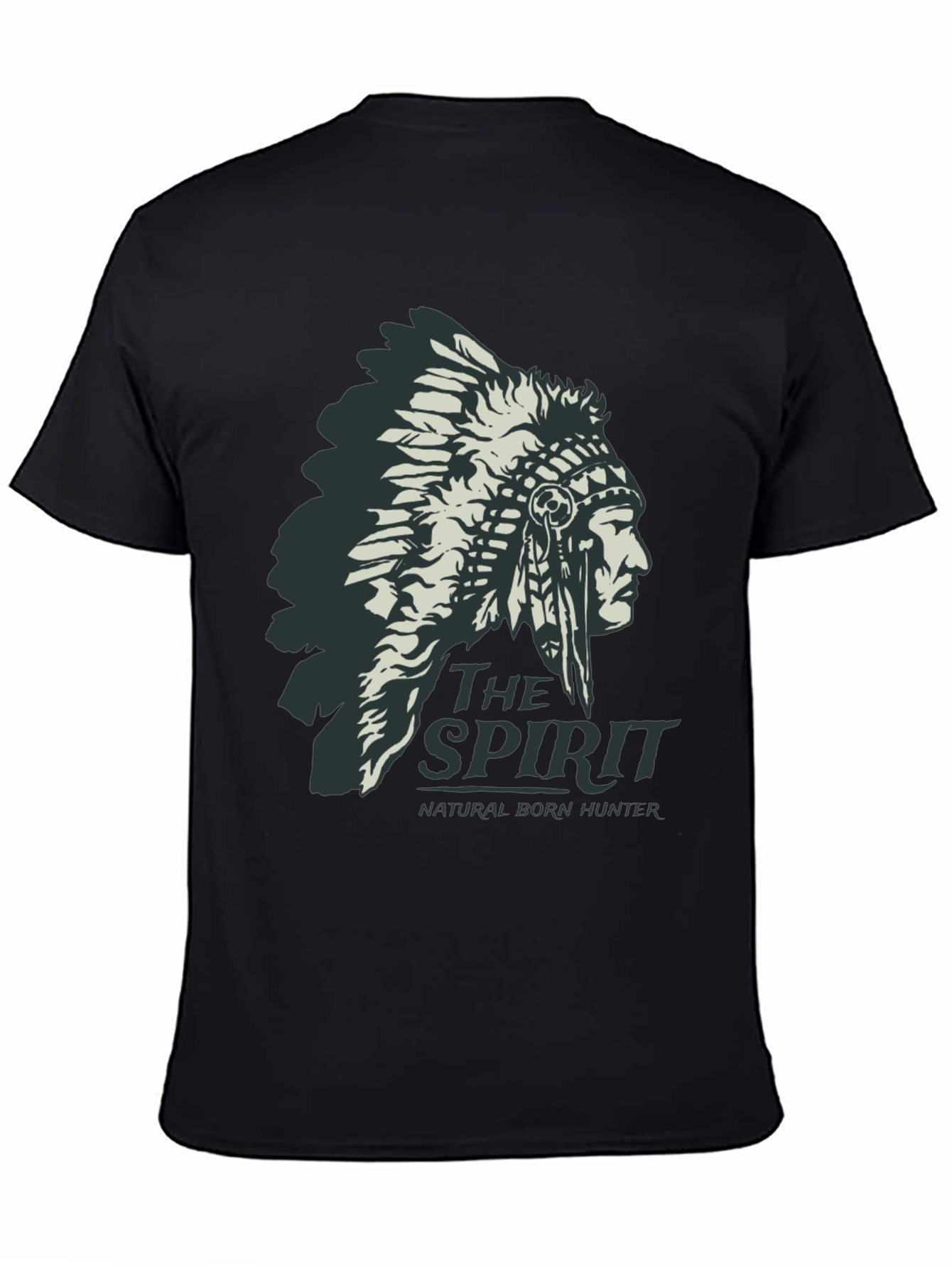 Native American Spirit T-Shirt - Natural Born Hunter Tee