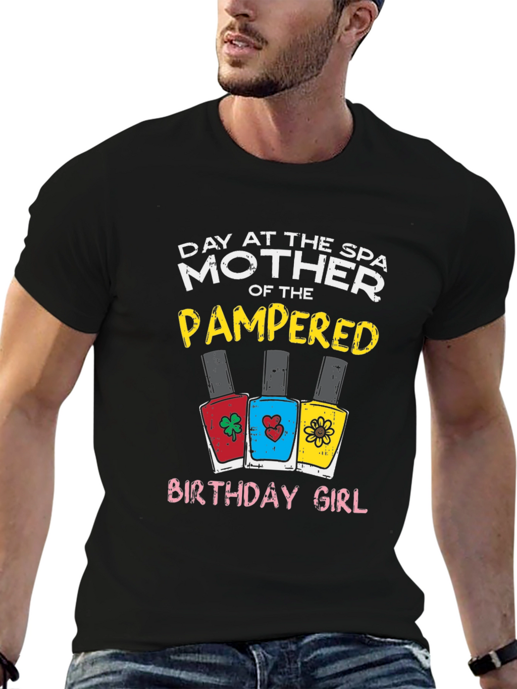 Mother of the Pampered Birthday Girl T-Shirt
