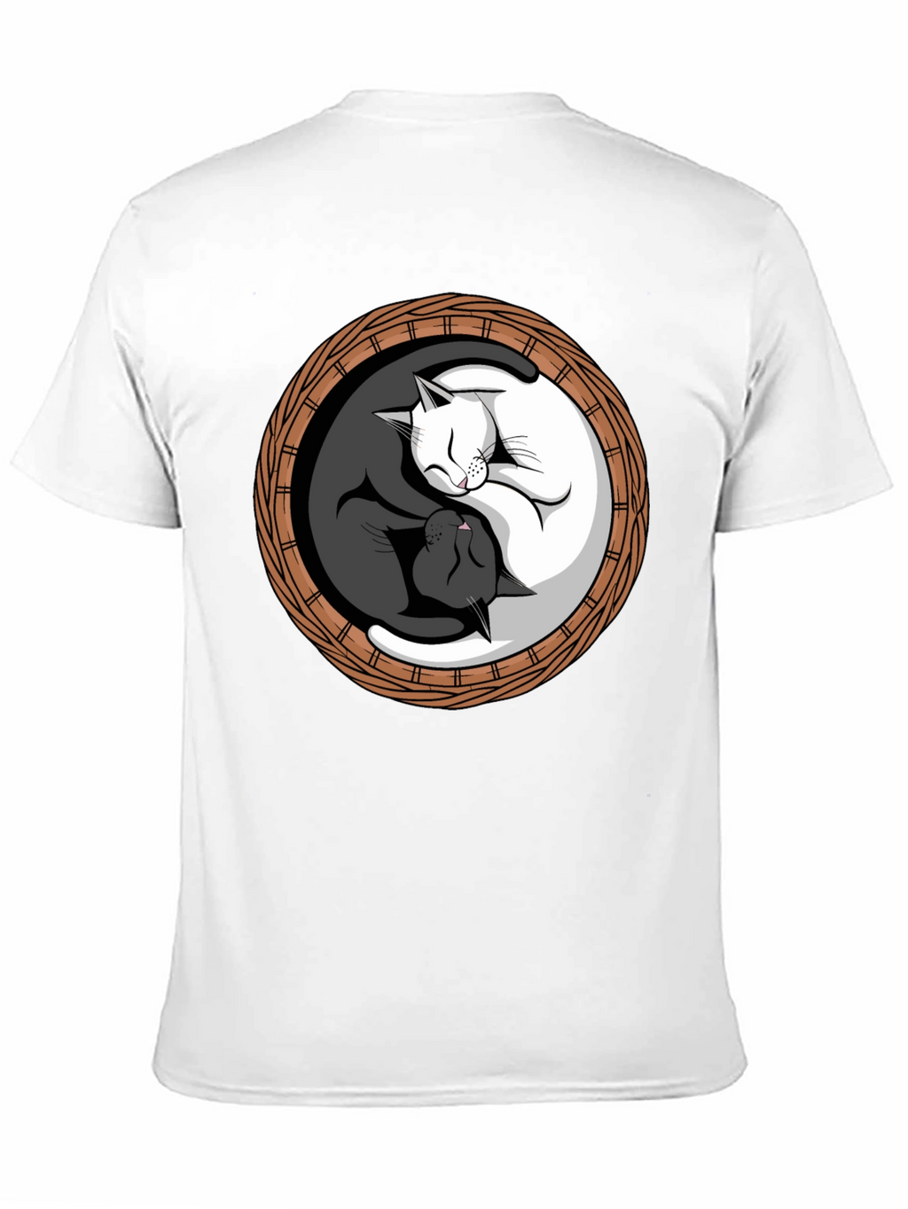 Yin Yang Cats T-Shirt - Balance & Harmony