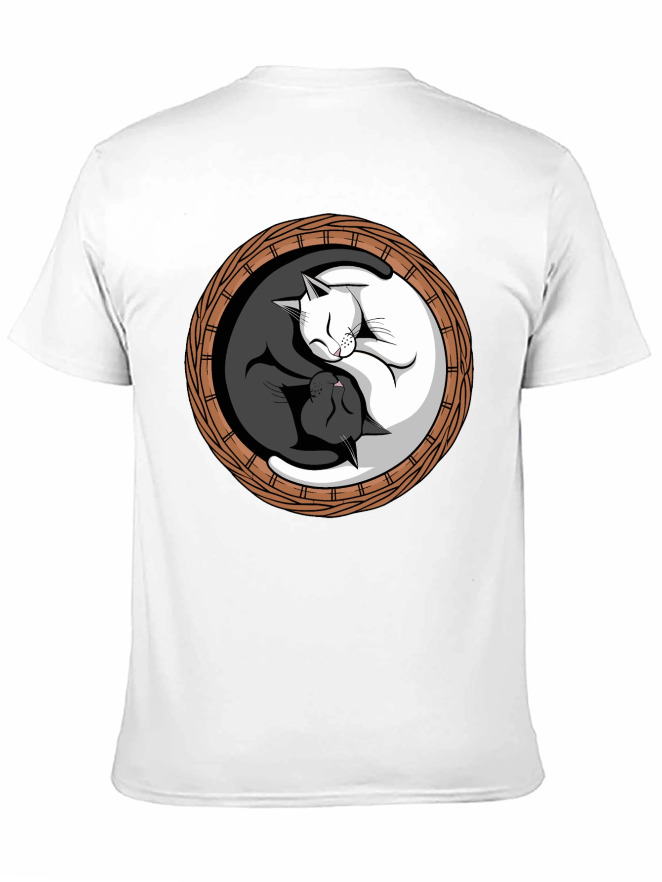 Yin Yang Cats T-Shirt - Balance & Harmony