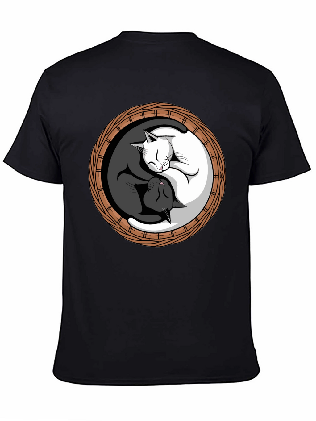 Yin Yang Cats T-Shirt - Balance & Harmony