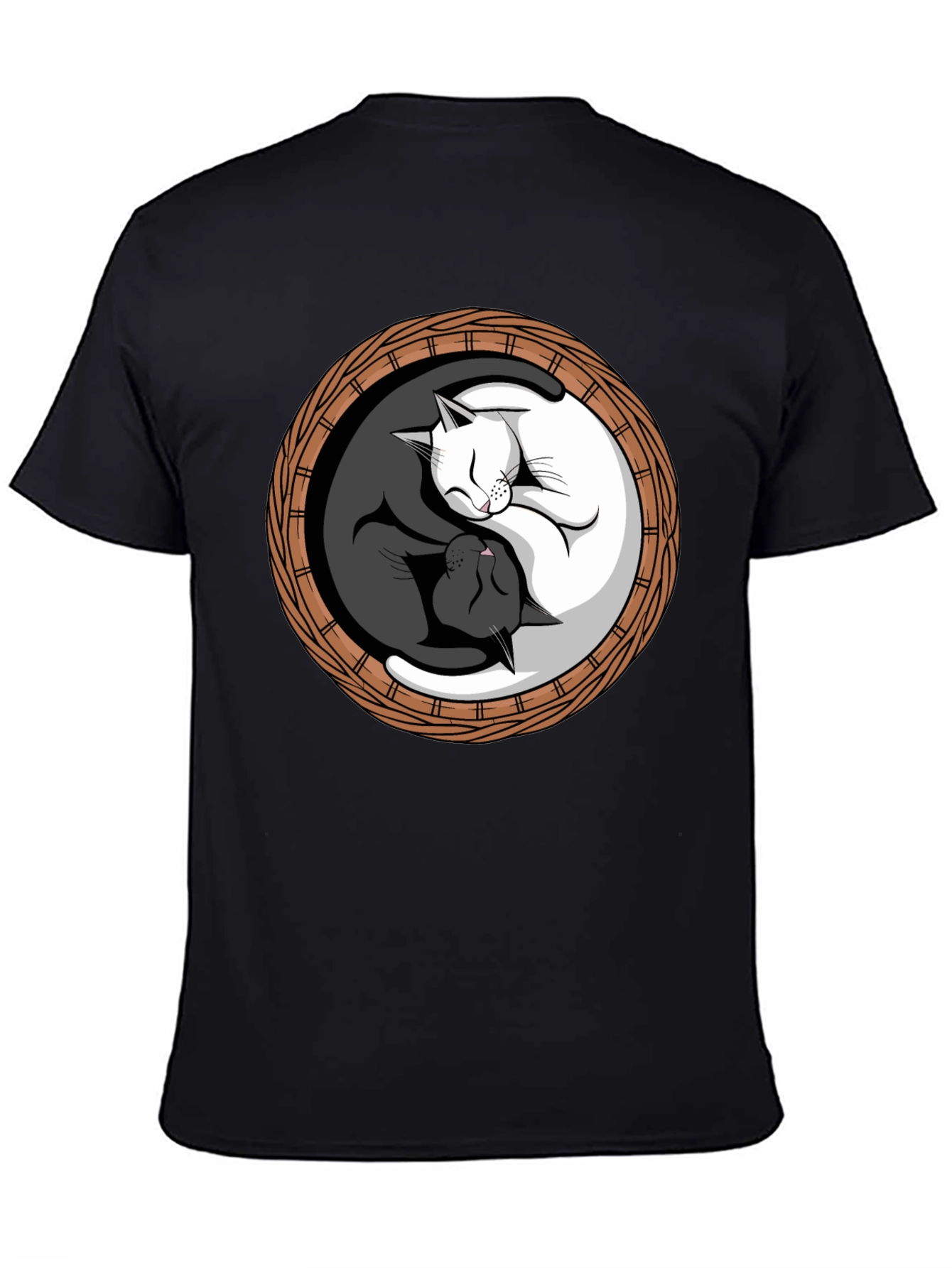Yin Yang Cats T-Shirt - Balance & Harmony