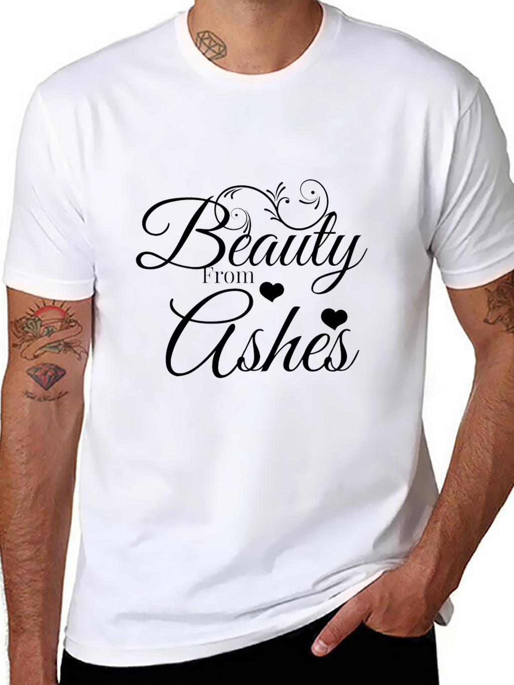 Beauty From Ashes T-Shirt - Inspirational Christian Tee