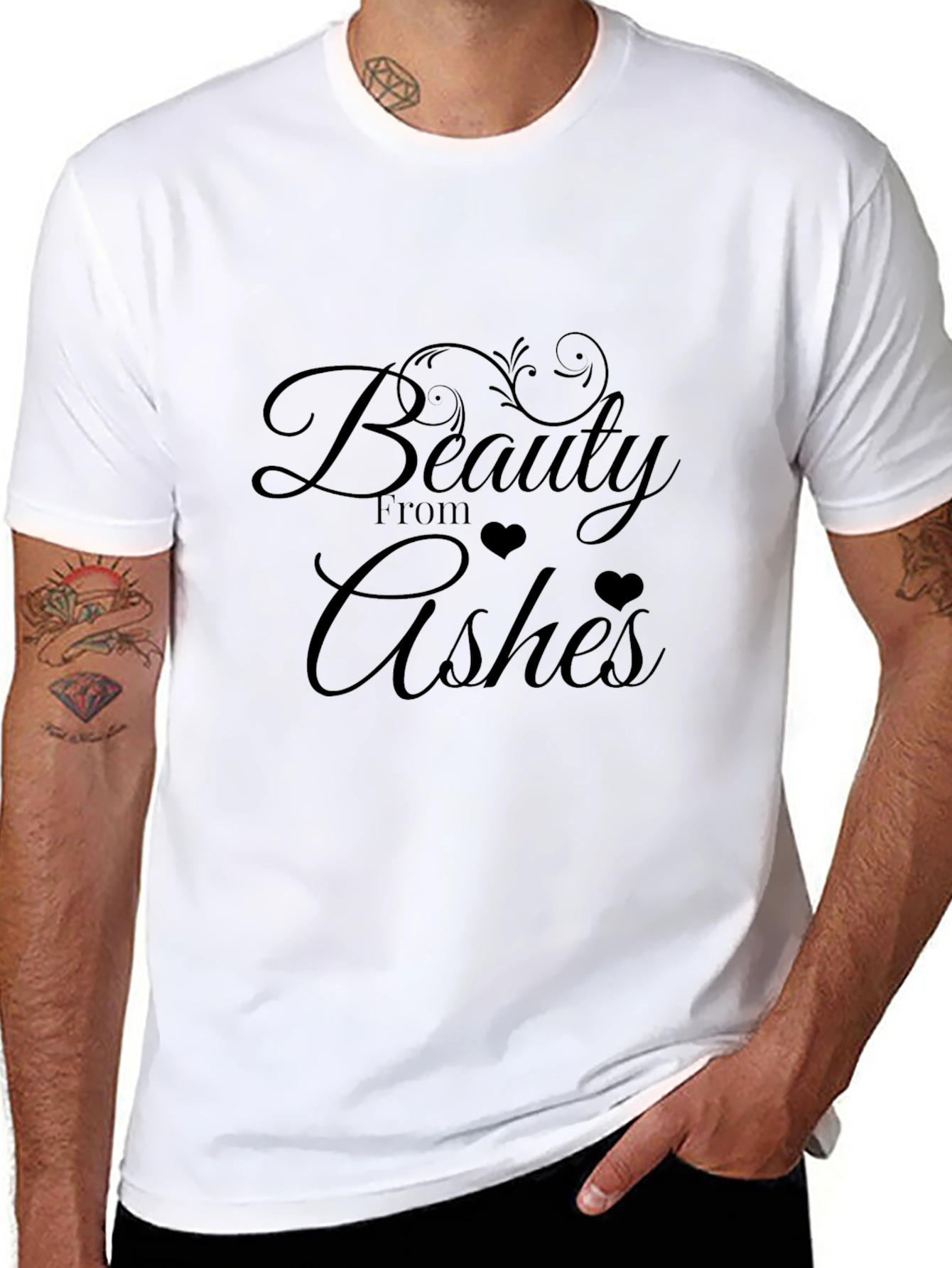 Beauty From Ashes T-Shirt - Inspirational Christian Tee