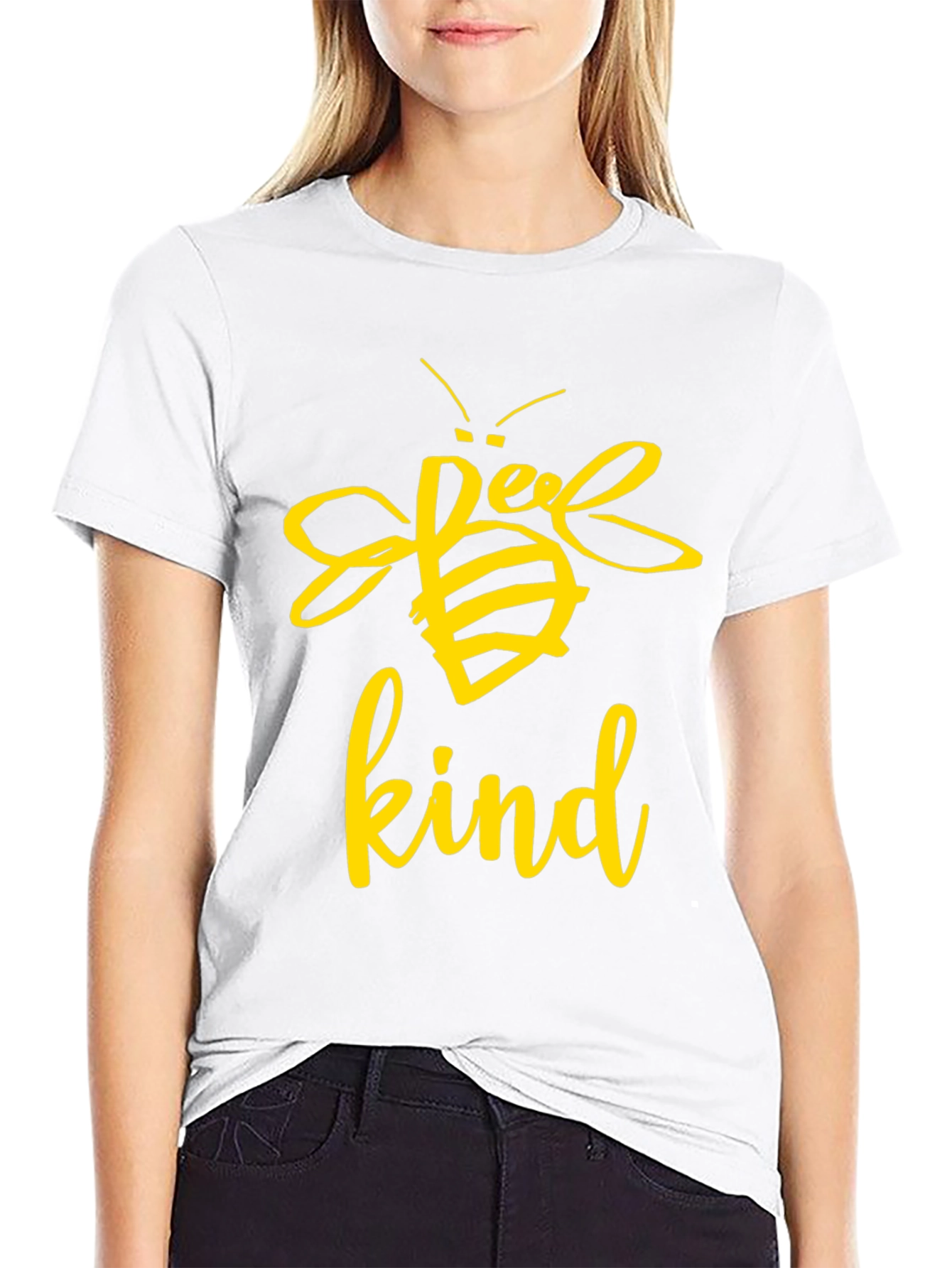 Bee Kind Graphic T-Shirt - Unisex Black Tee