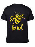 Bee Kind Graphic T-Shirt - Unisex Black Tee
