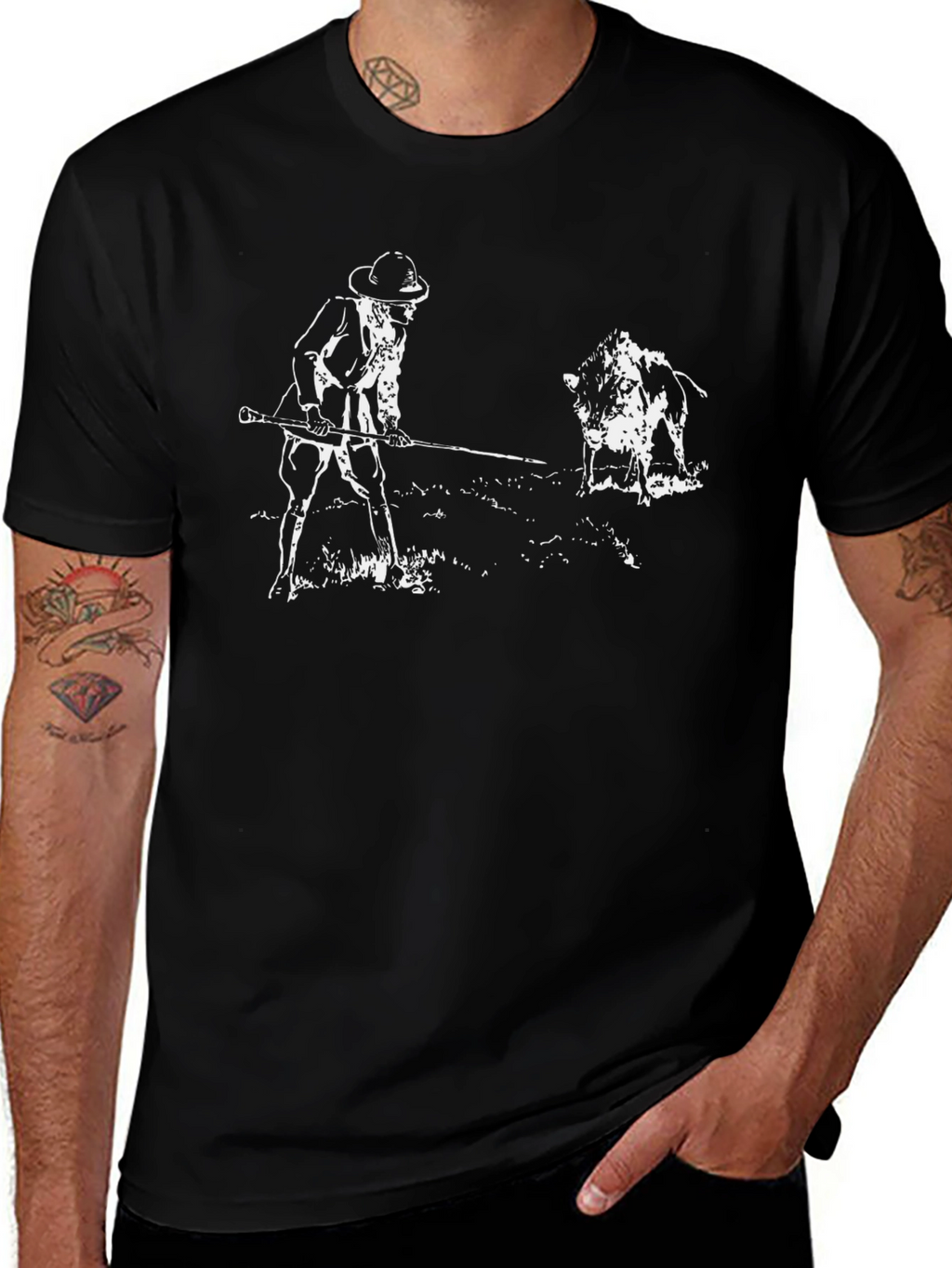 Man vs. Bull Graphic Tee