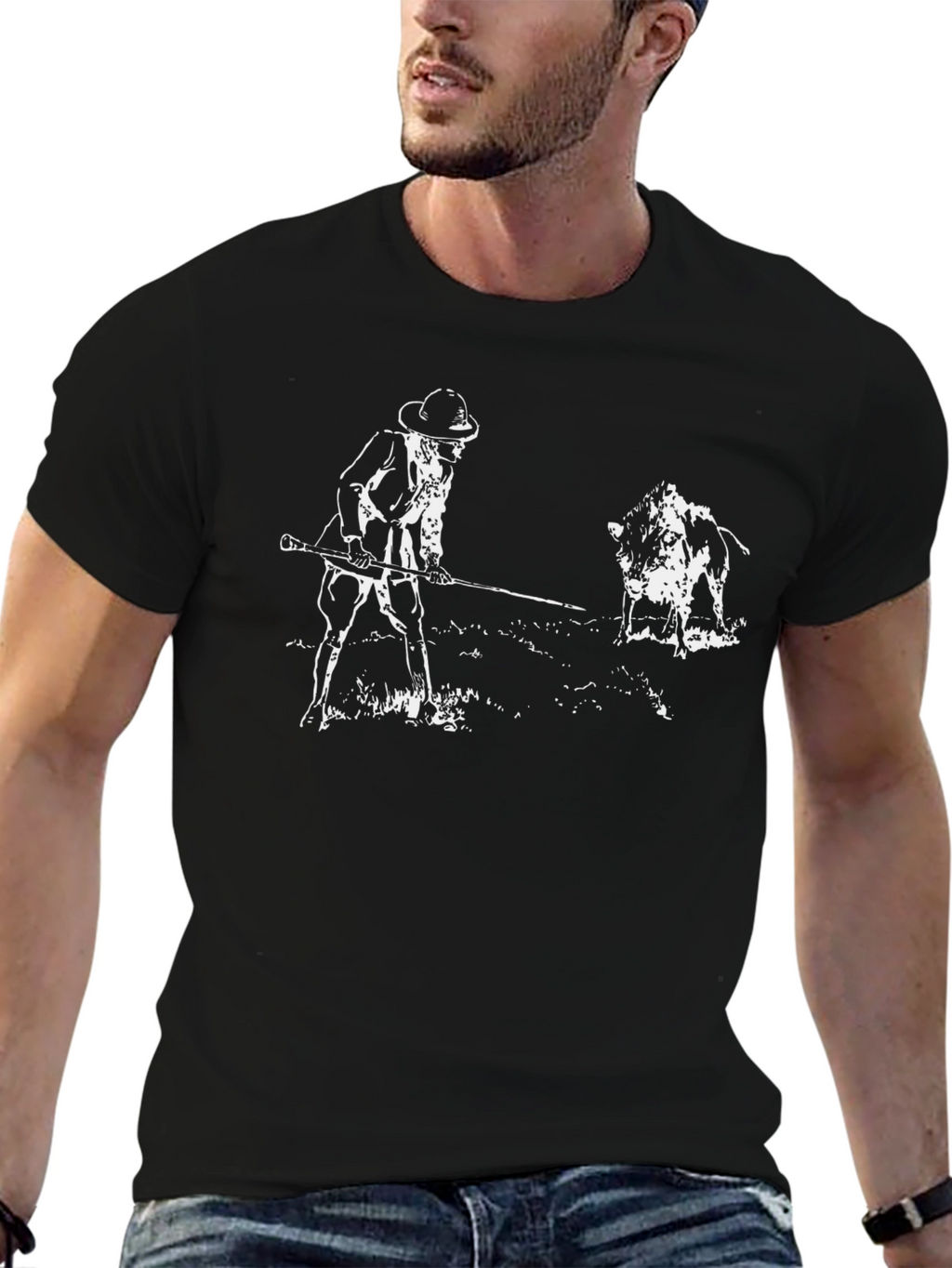Man vs. Bull Graphic Tee