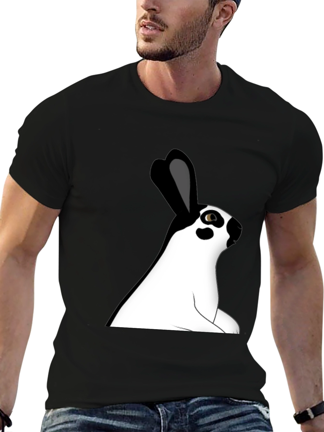 Black Rabbit Graphic T-Shirt