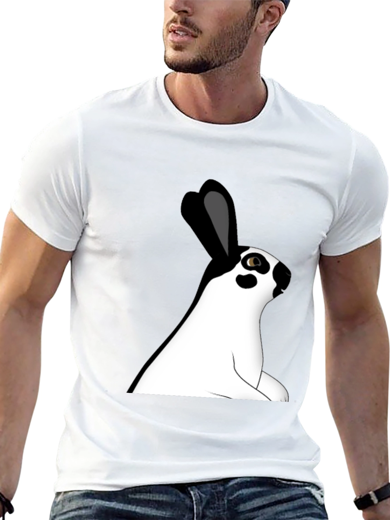 Black Rabbit Graphic T-Shirt