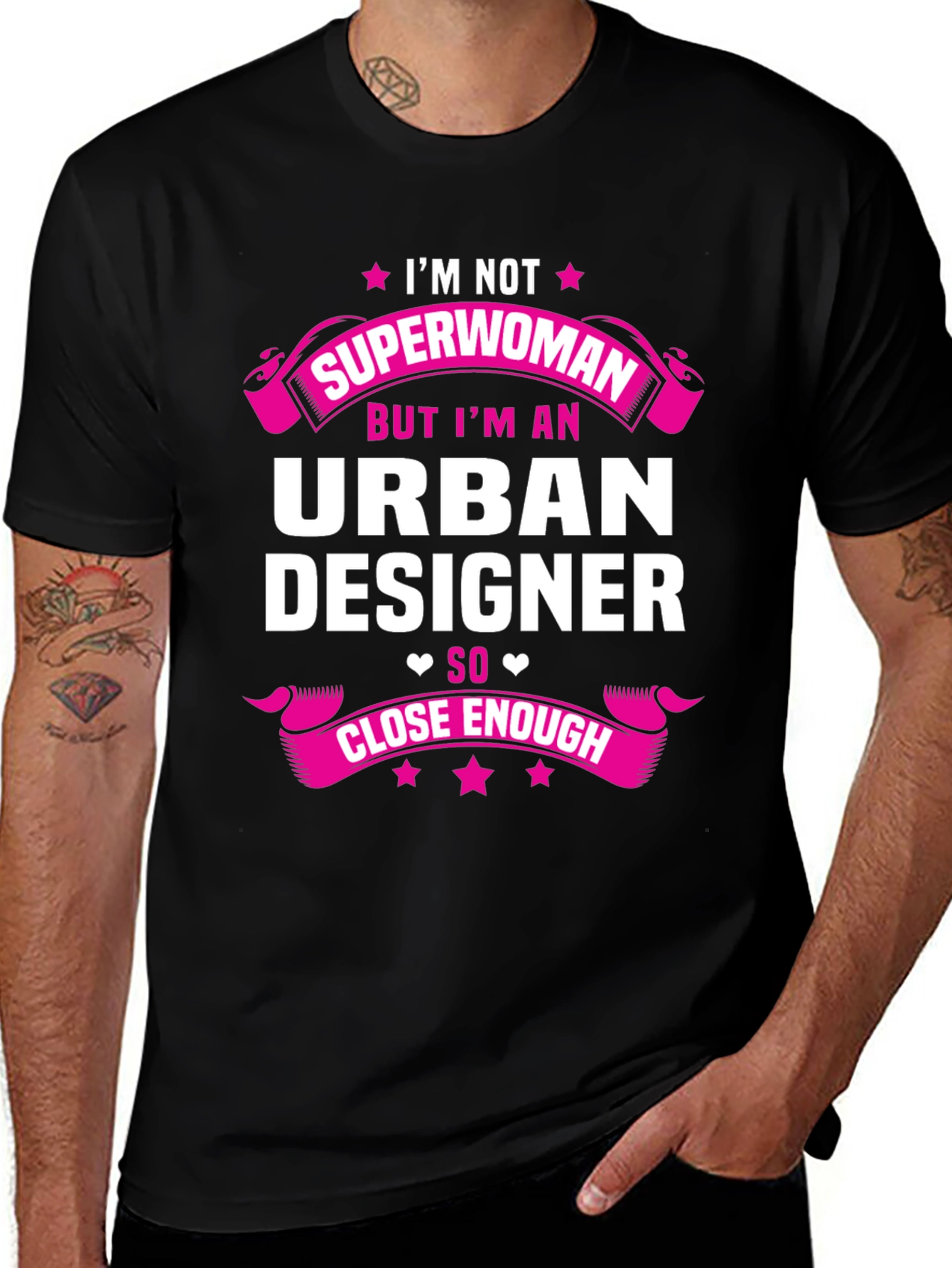 Urban Designer T-Shirt - Not Superwoman Funny Tee