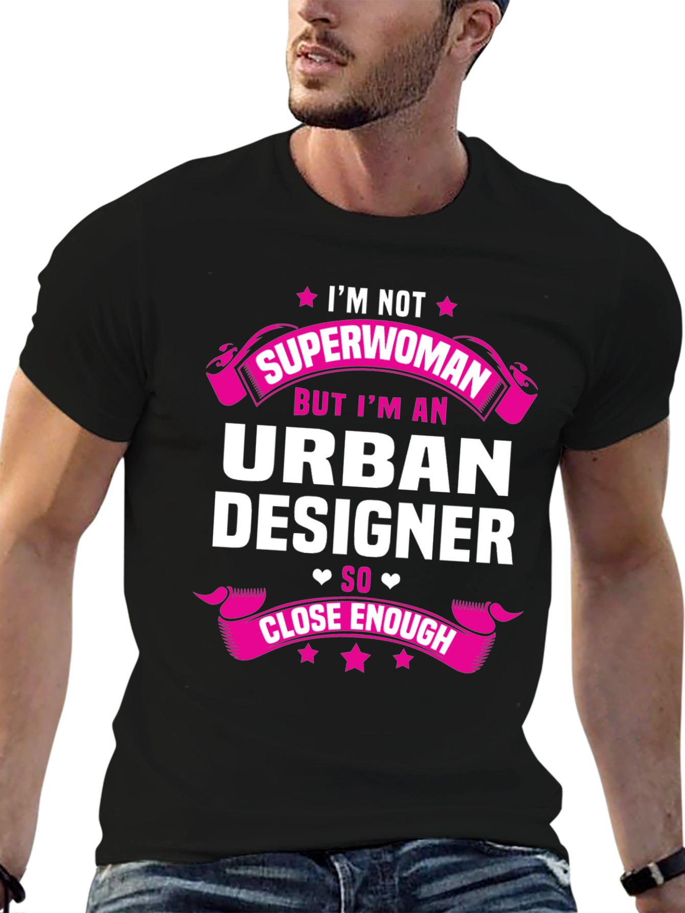 Urban Designer T-Shirt - Not Superwoman Funny Tee