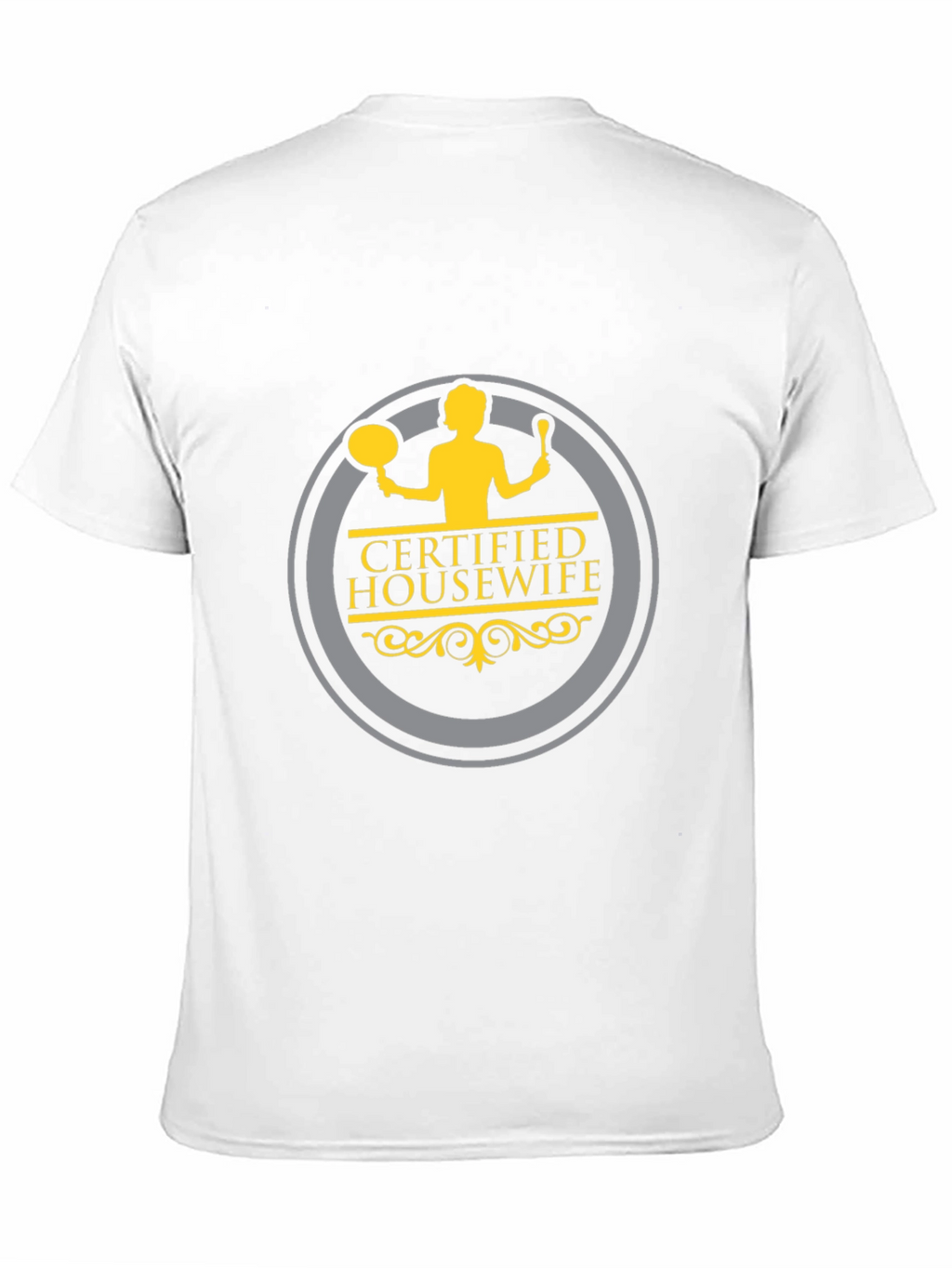 Certified Housewife Black Crew Neck T-Shirt
