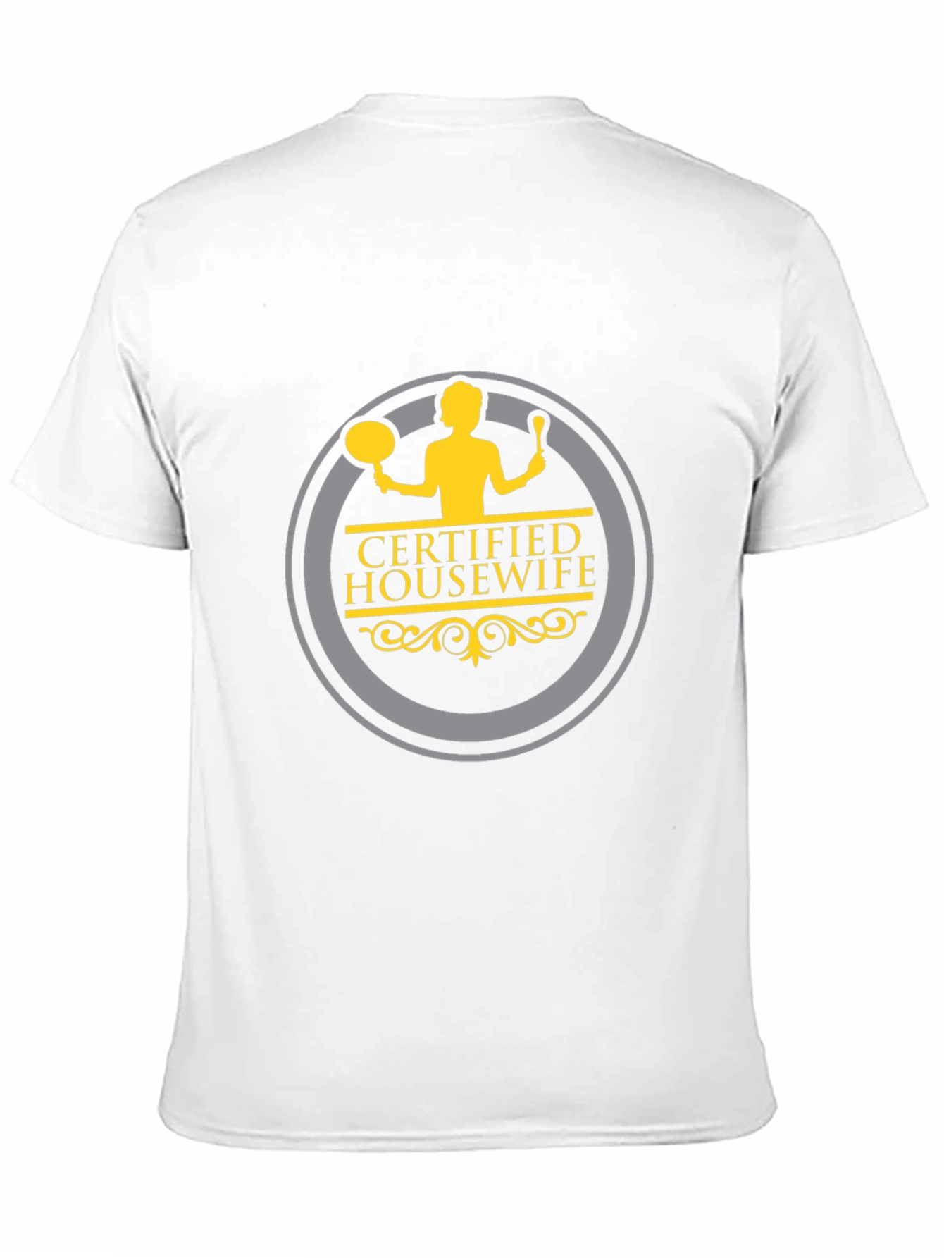 Certified Housewife Black Crew Neck T-Shirt