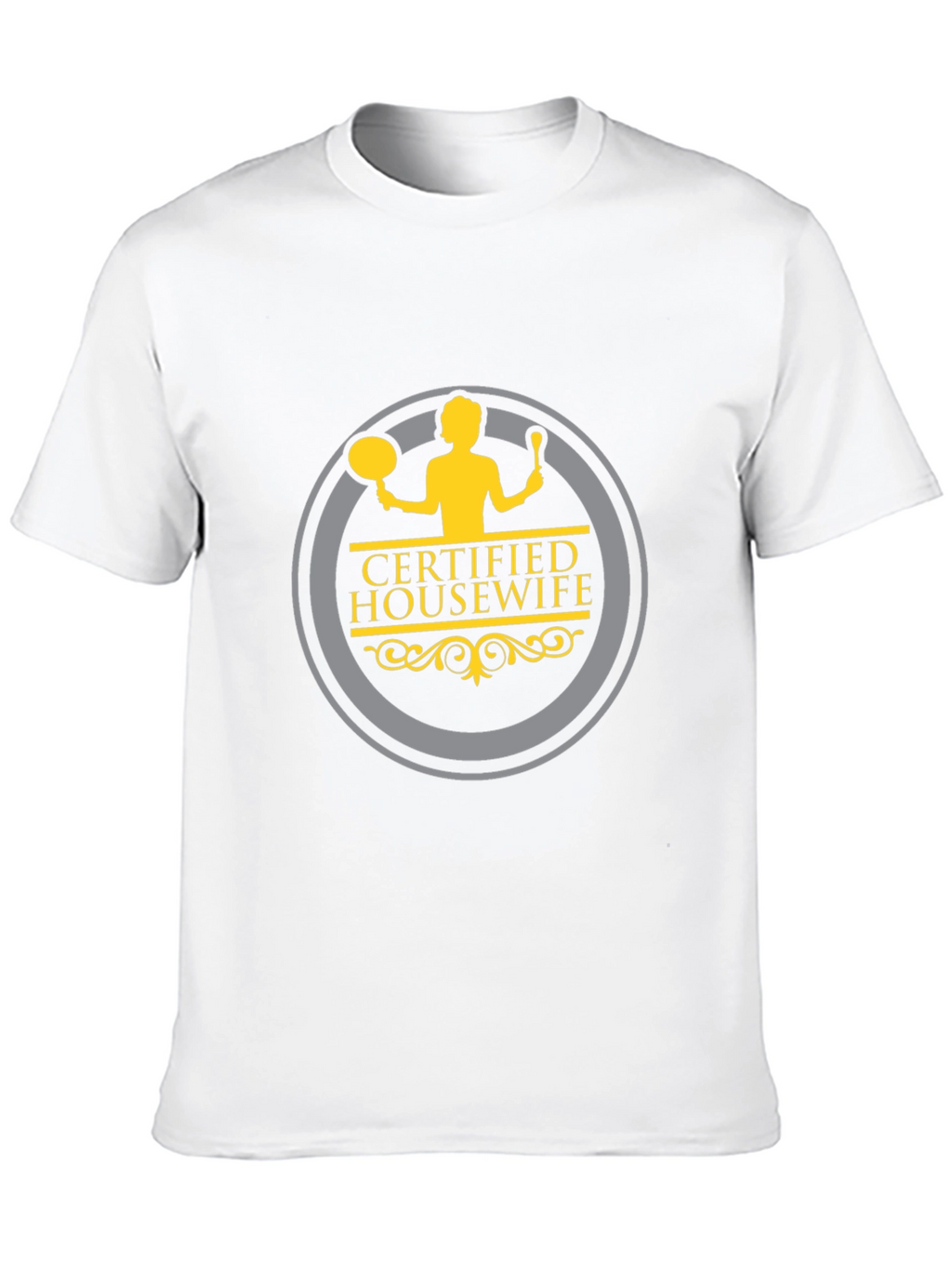 Certified Housewife Black Crew Neck T-Shirt