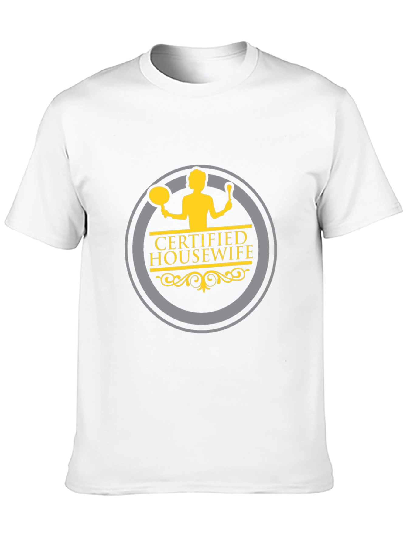 Certified Housewife Black Crew Neck T-Shirt