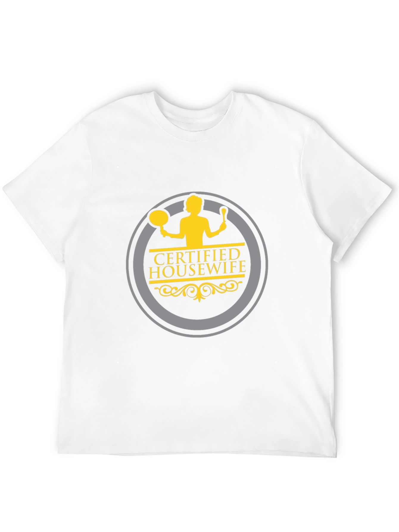 Certified Housewife Black Crew Neck T-Shirt