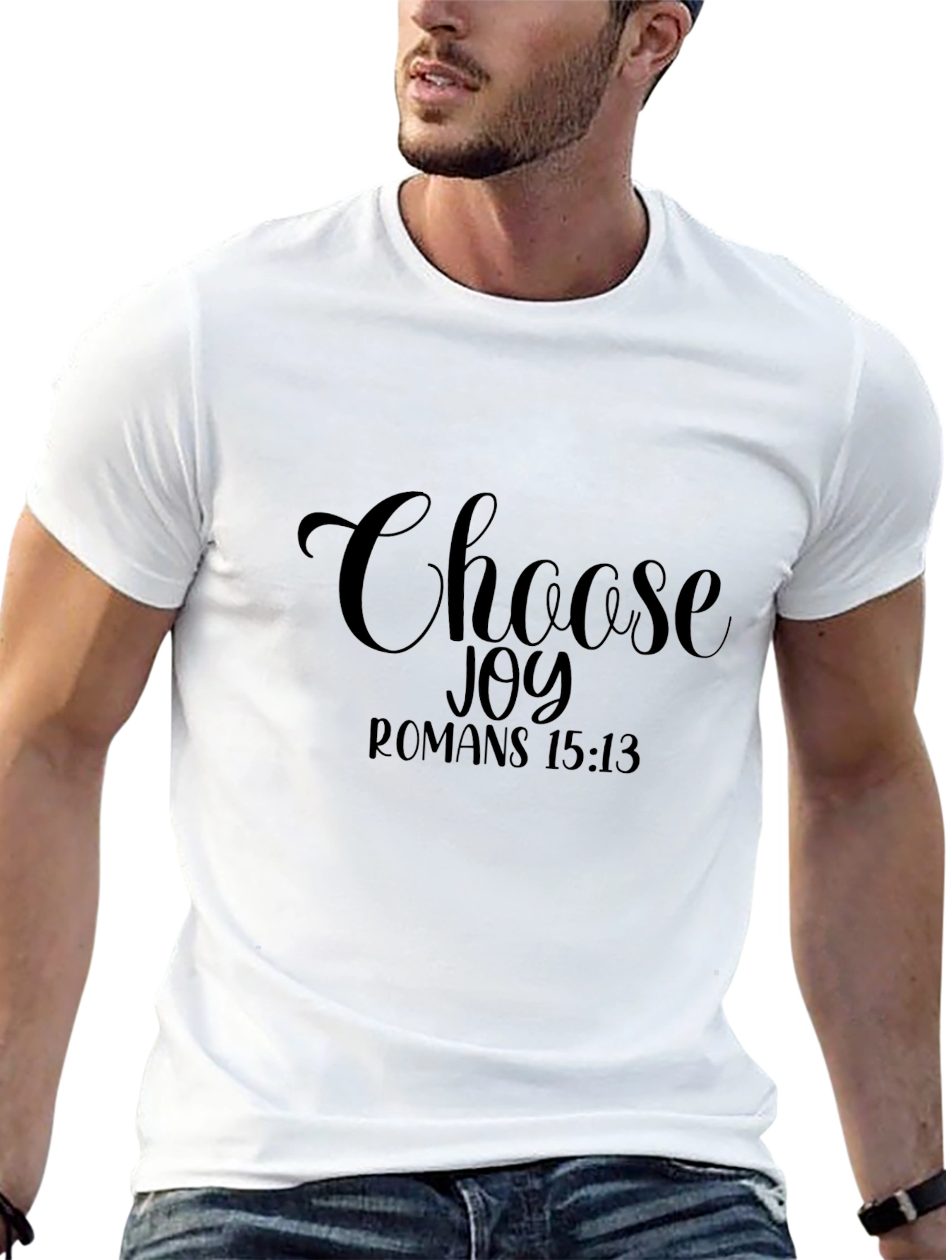 Choose Joy T-Shirt - Romans 15:13 Scripture Tee