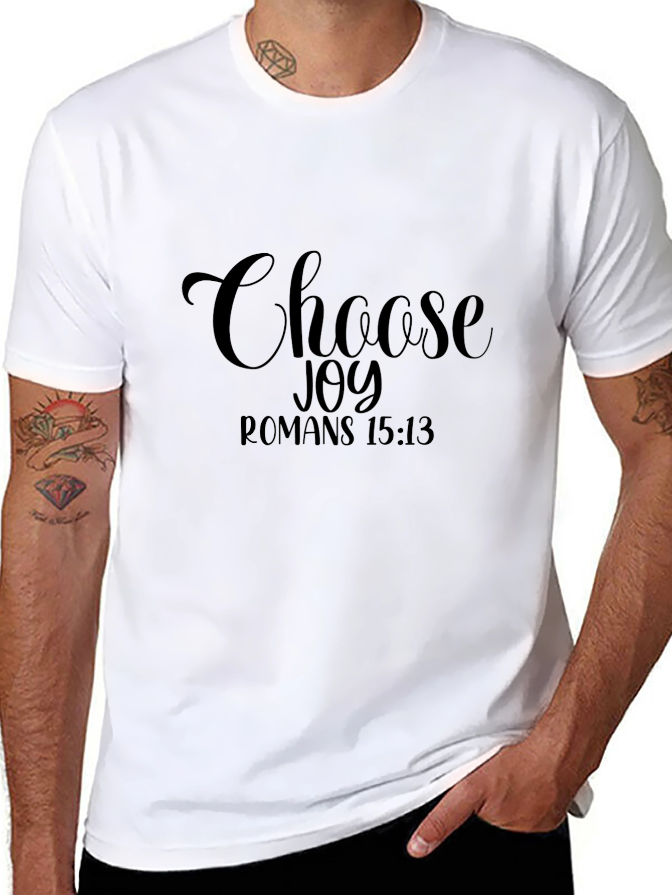 Choose Joy T-Shirt - Romans 15:13 Scripture Tee