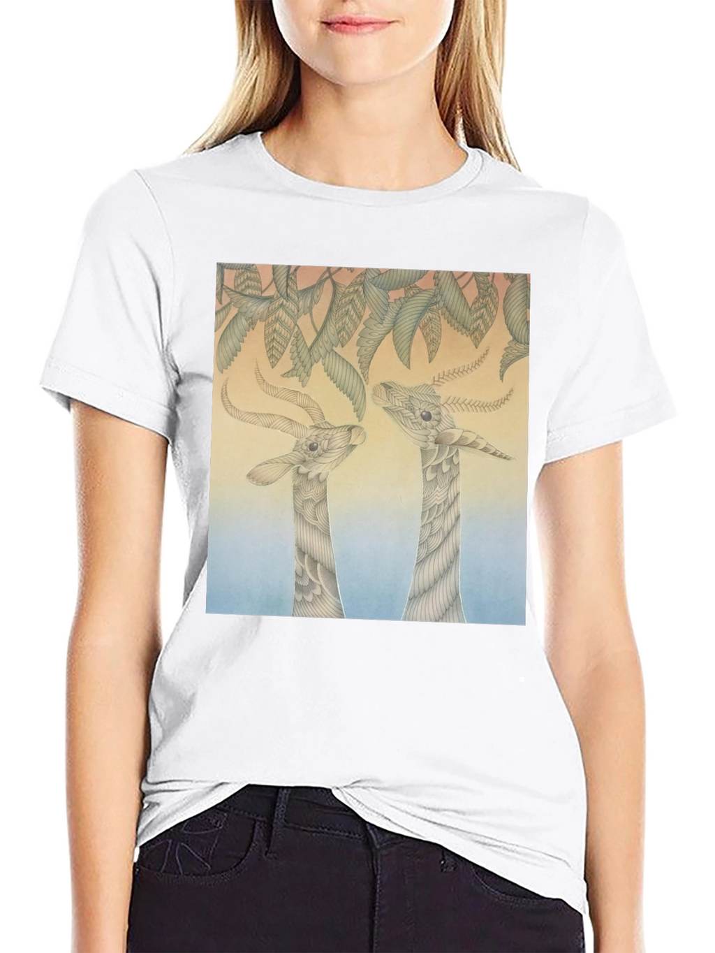 Unique Animal Art Print Tee
