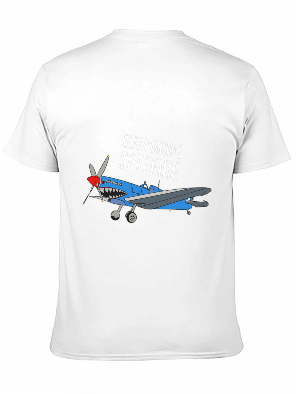 Submarine Spitfire Graphic Tee - Black Cotton Blend