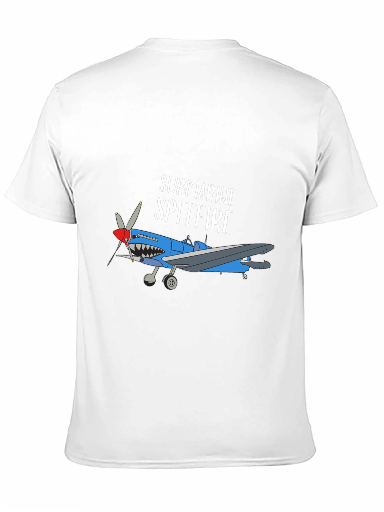 Submarine Spitfire Graphic Tee - Black Cotton Blend