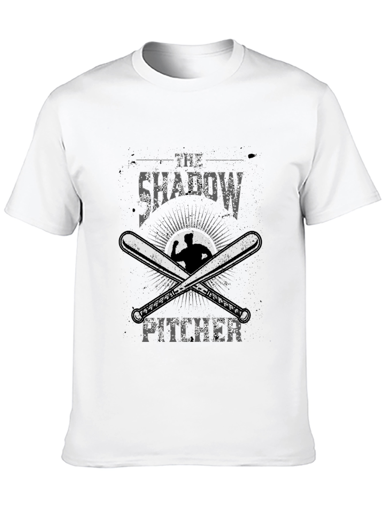 The Shadow Pitcher Baseball Graphic Tee