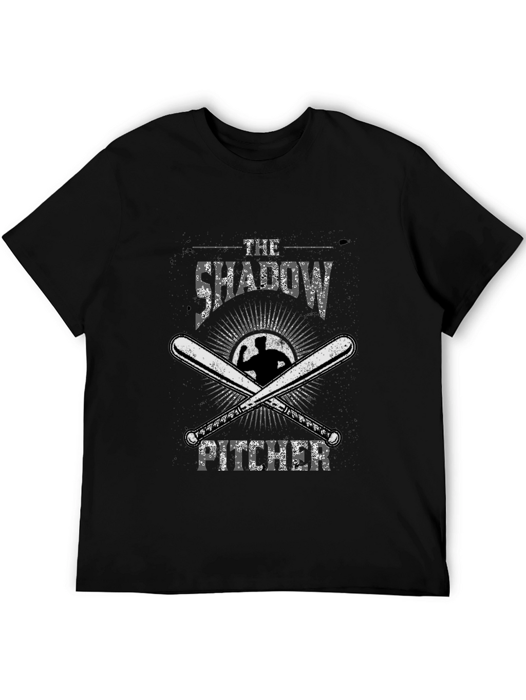 The Shadow Pitcher Baseball Graphic Tee
