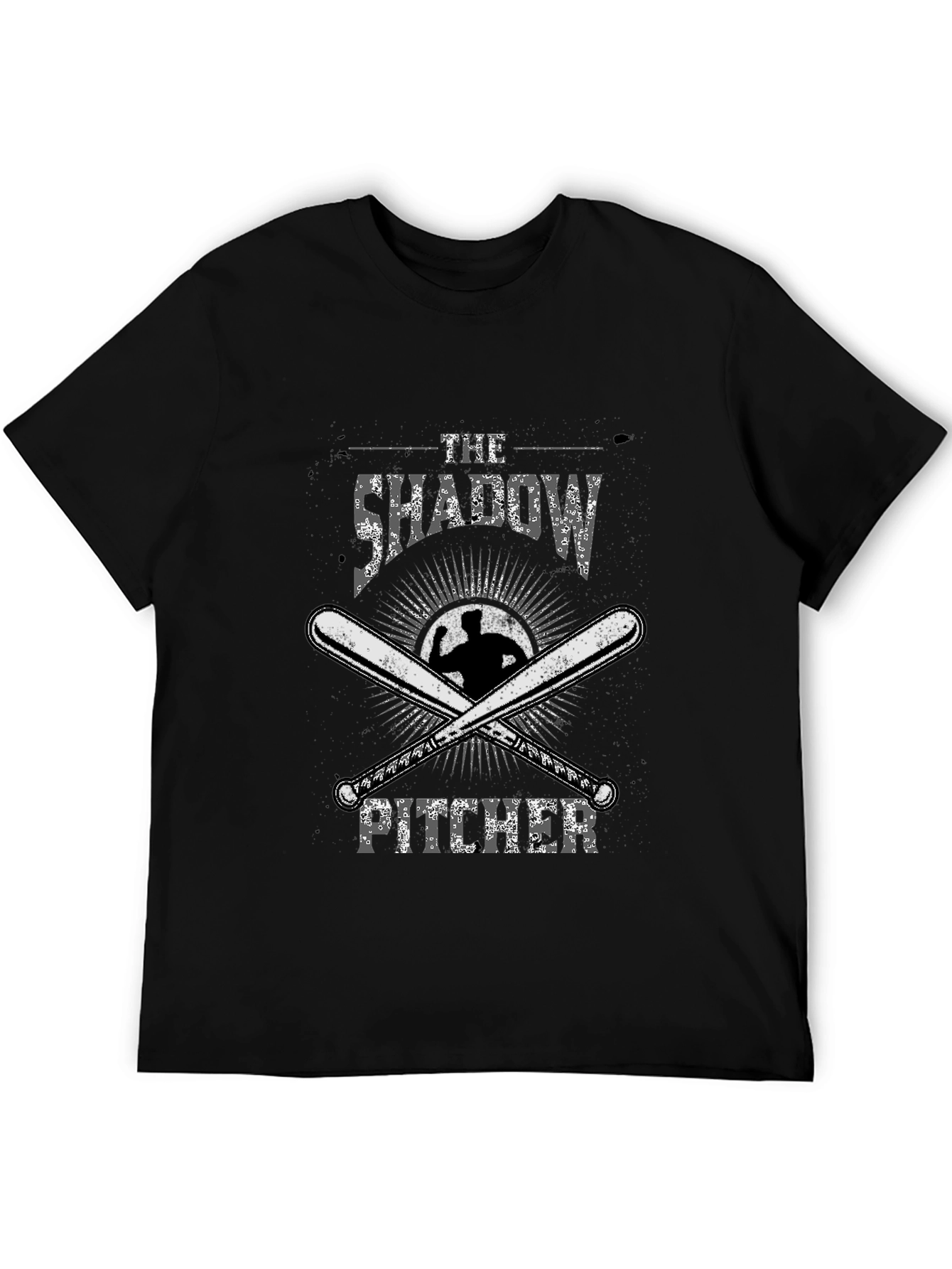 The Shadow Pitcher Baseball Graphic Tee