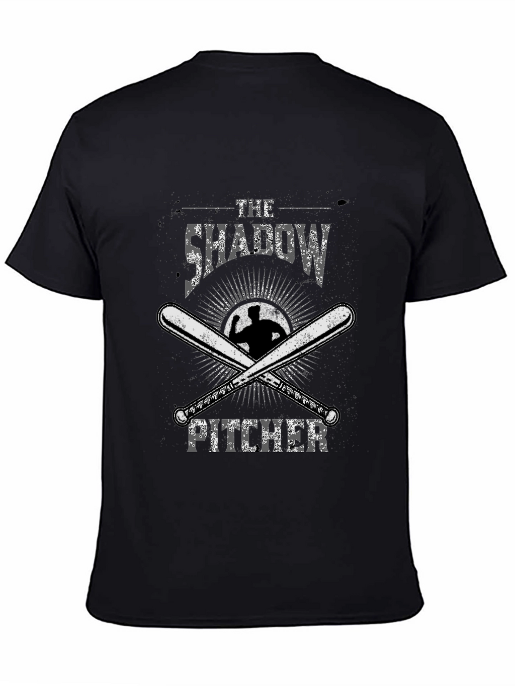 The Shadow Pitcher Baseball Graphic Tee