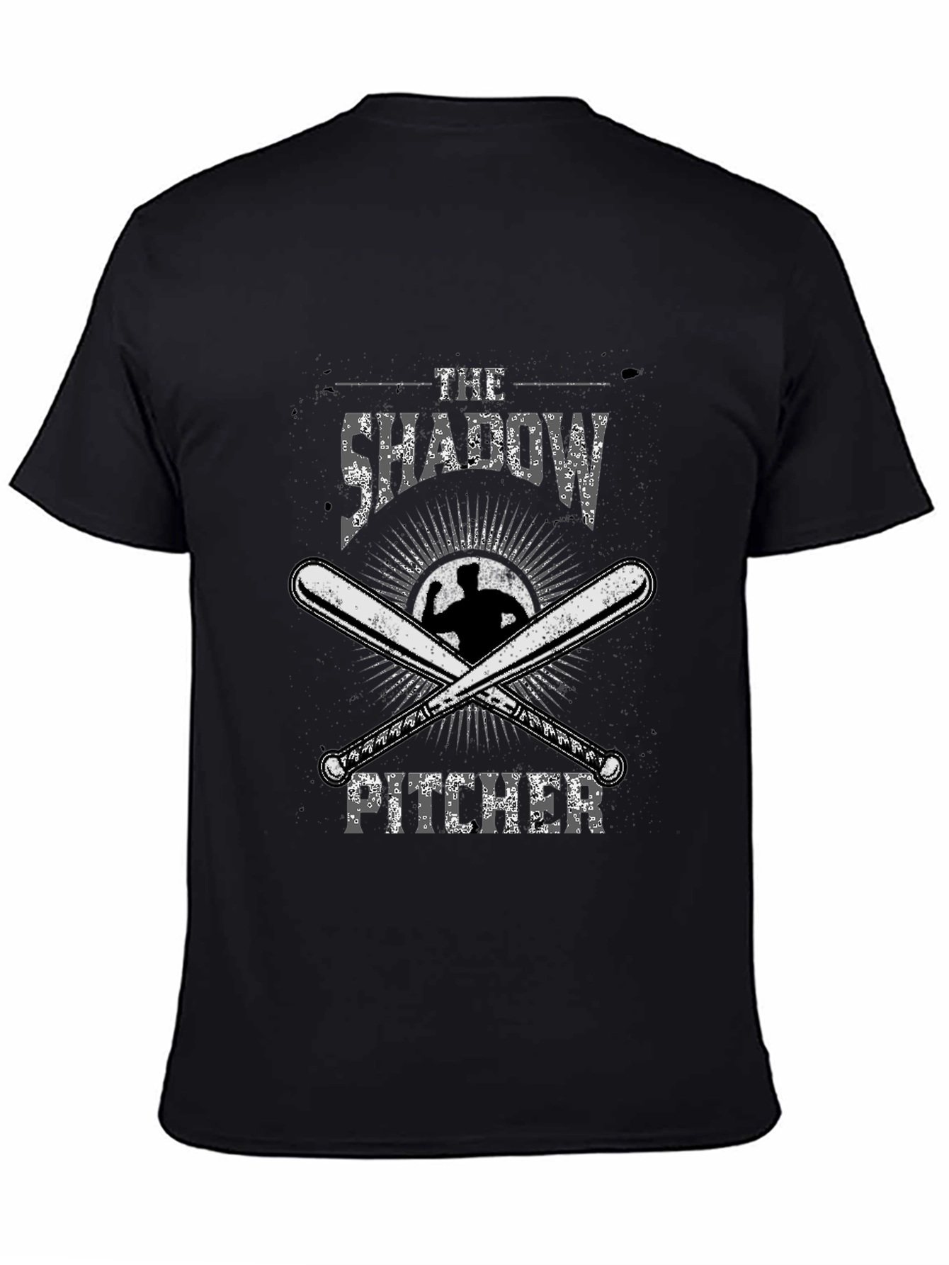 The Shadow Pitcher Baseball Graphic Tee