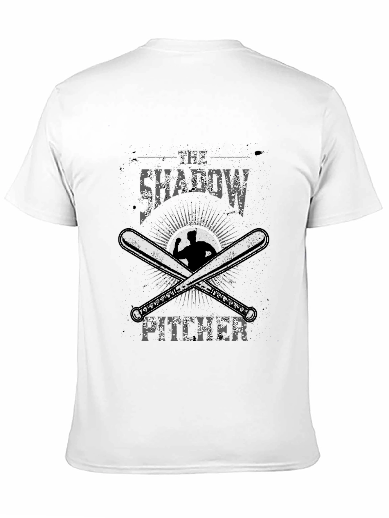 The Shadow Pitcher Baseball Graphic Tee
