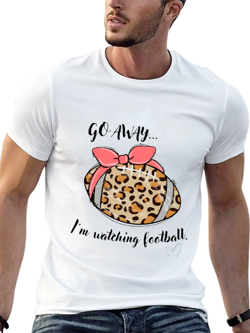 Go Away Football T-Shirt