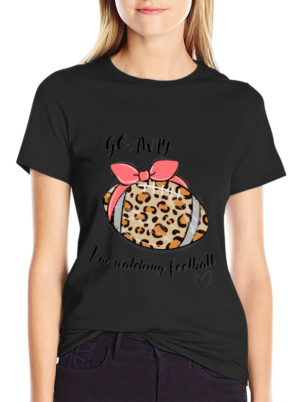 Go Away Football T-Shirt