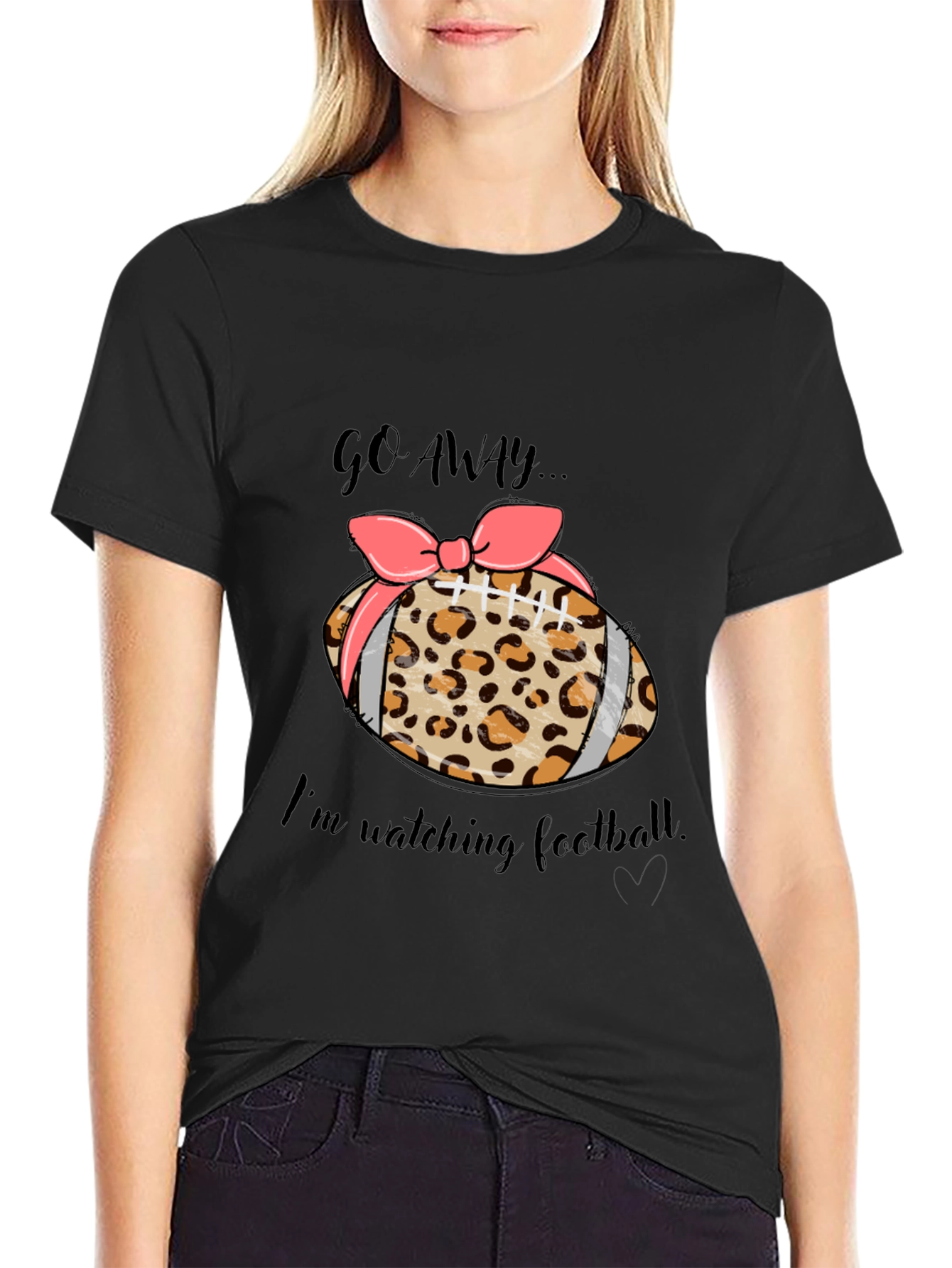 Go Away Football T-Shirt