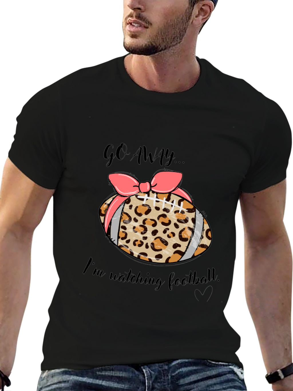 Go Away Football T-Shirt