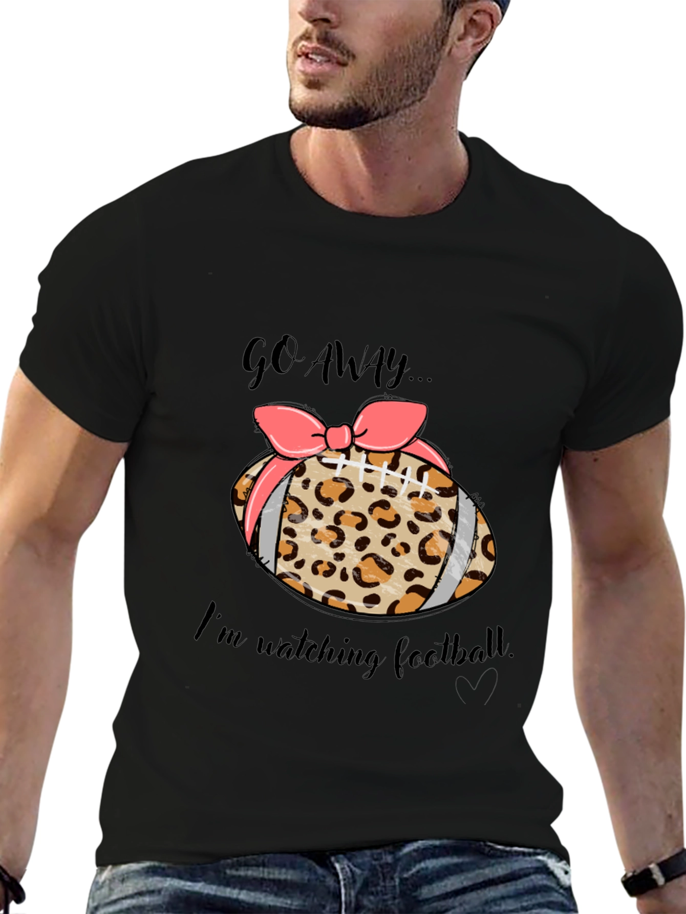 Go Away Football T-Shirt