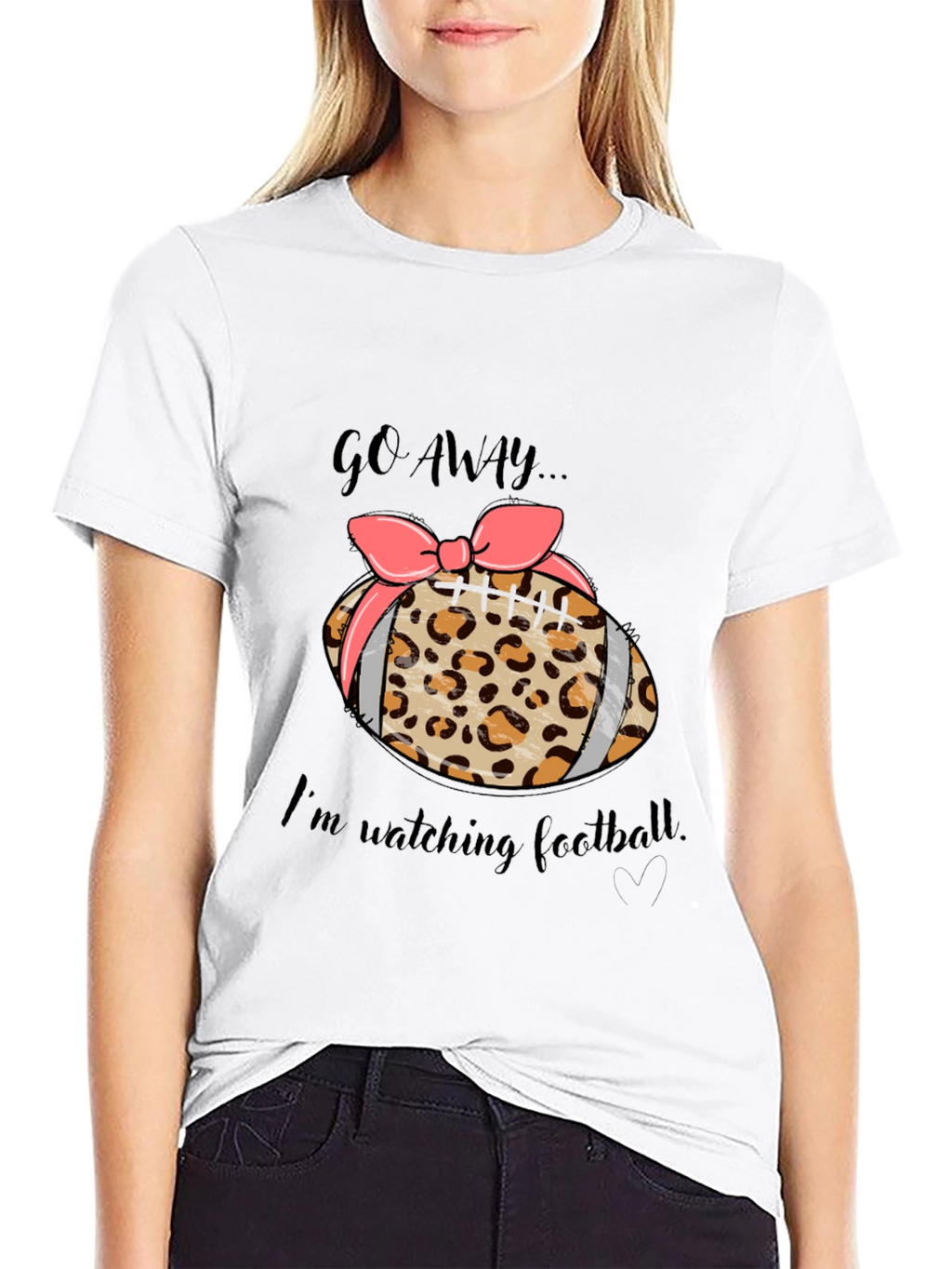 Go Away Football T-Shirt