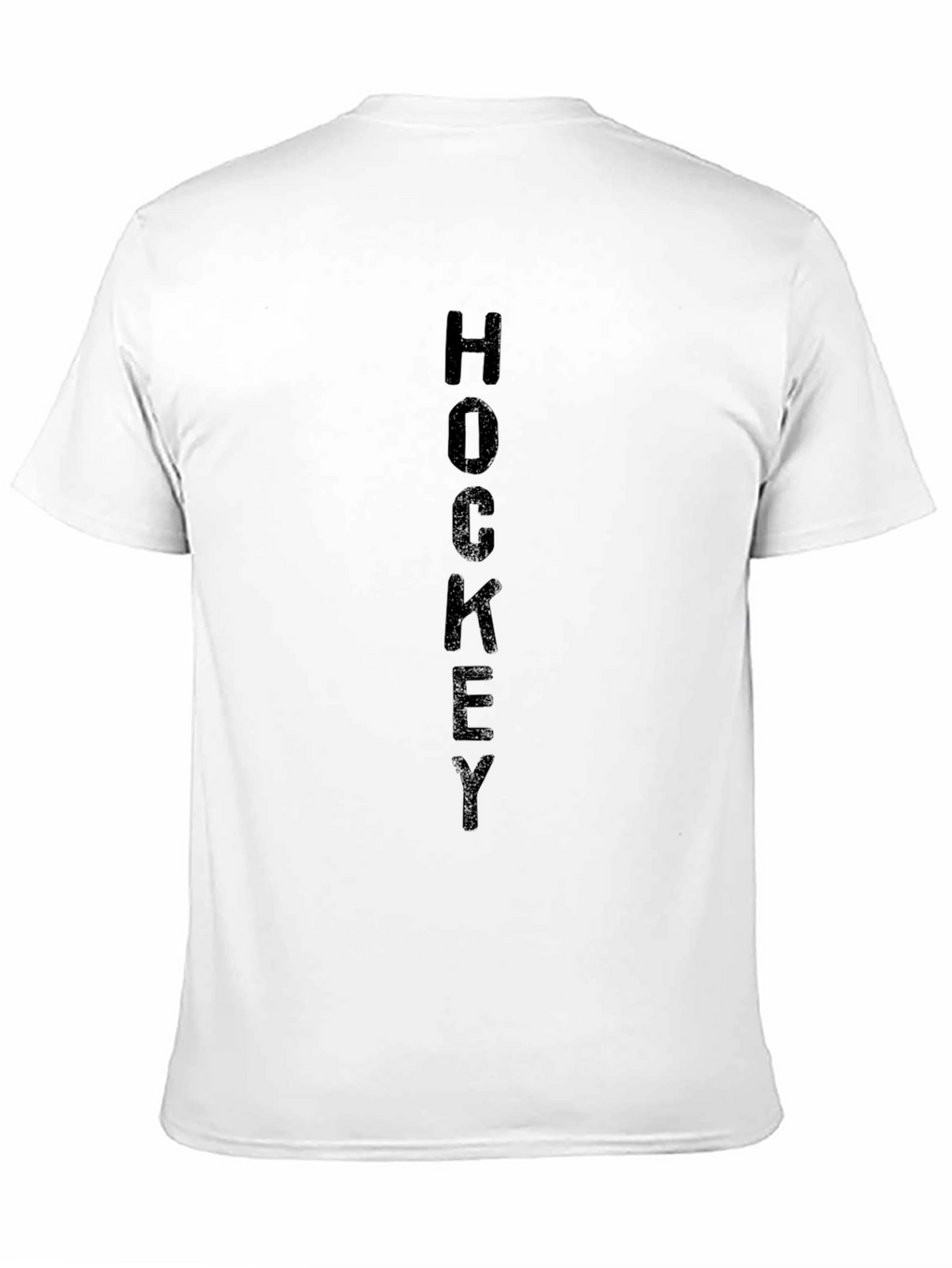 Hockey Word Art Graphic Tee - Black