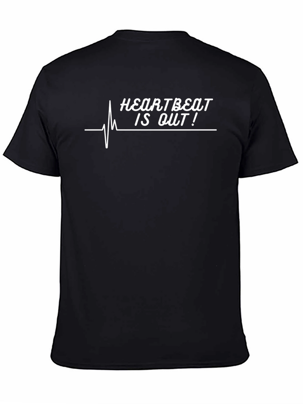 Heartbeat Is Out! Graphic Tee - Black