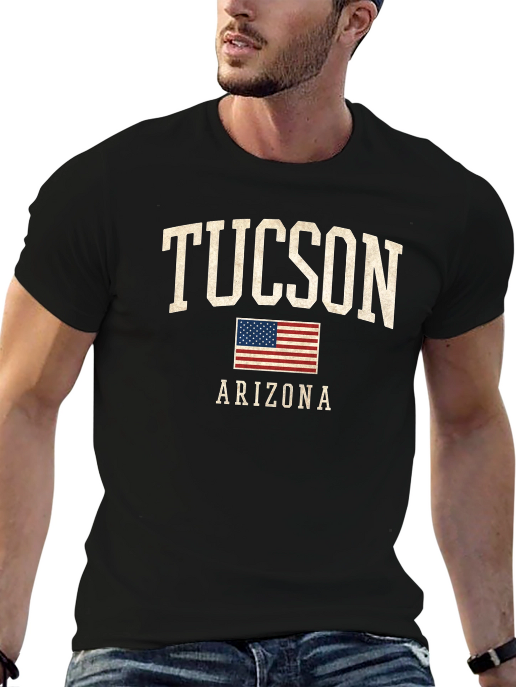 Tucson Arizona Flag Graphic T-Shirt